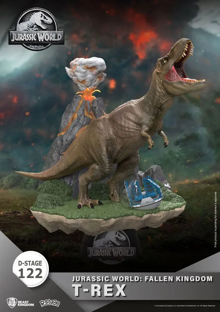 Jurassic World: Fallen Kingdom D-Stage PVC Diorama T-Rex 13 cm zdjęcie produktu