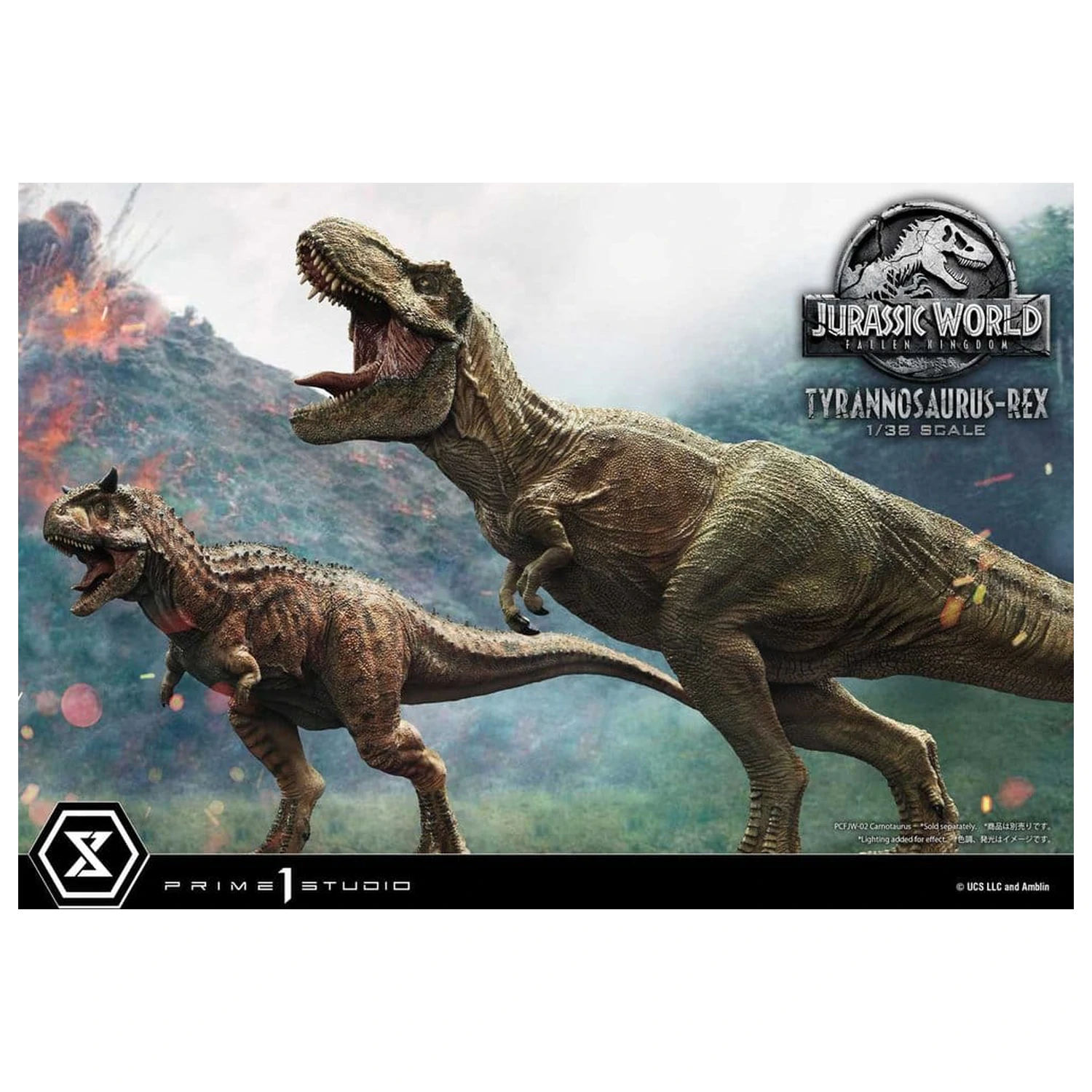 Jurassic World: Fallen Kingdom (Film) Prime Collectible Figures Statua 1/38 Tyrannosaurus Rex 23 cm zdjęcie produktu
