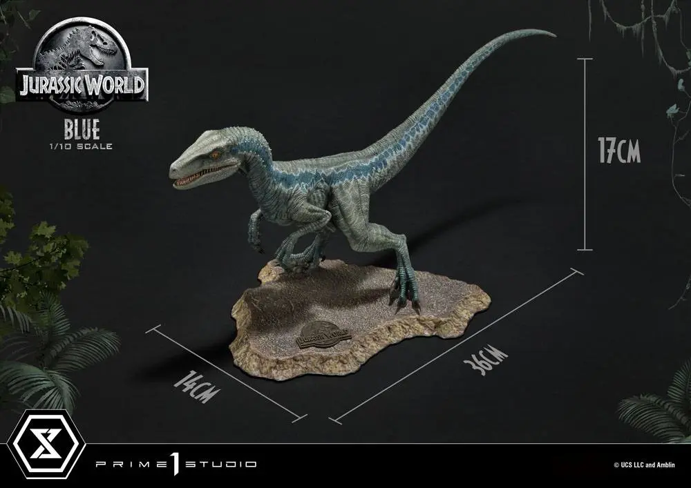 Jurassic World: Fallen Kingdom Prime Collectibles Statue 1/10 Blue (Open Mouth Version) Statua Kolekcjonerska 17 cm zdjęcie produktu