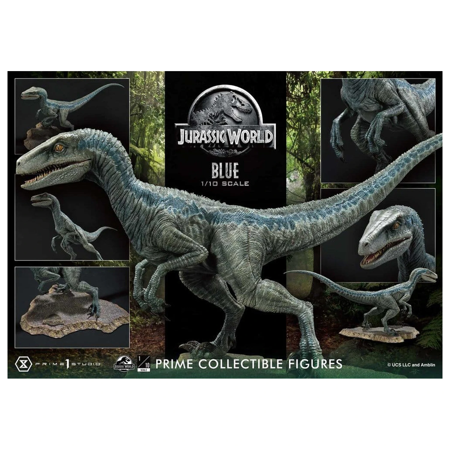 Jurassic World (Film) Prime Collectible Figures Statua 1/10 Blue 17 cm zdjęcie produktu