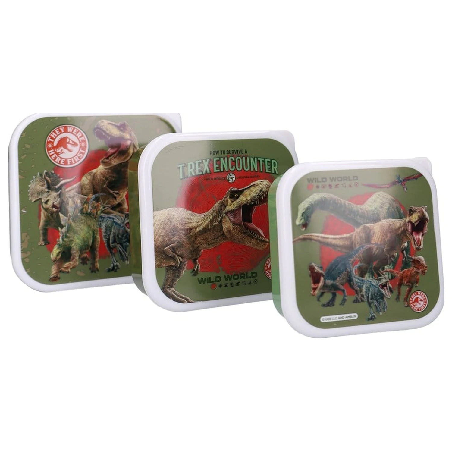 Jurassic World Zestaw pudełek na przekąski Fresh Bites 12 cm zdjęcie produktu