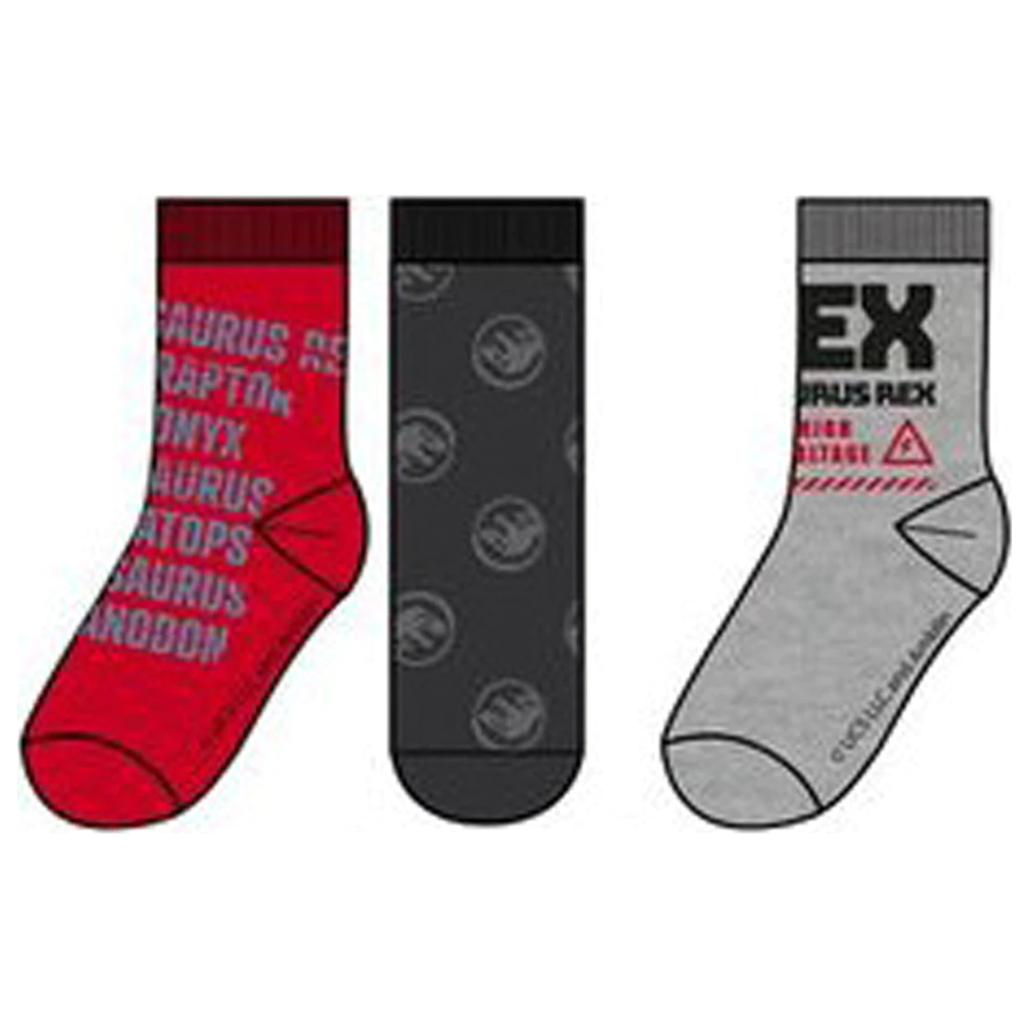 Jurassic World High Voltage dziecięce skarpety 23/26 zdjęcie produktu