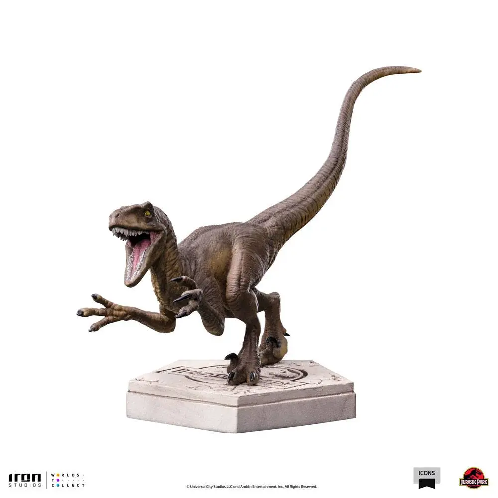 Jurassic World Icons Statuetka Velociraptor A 9 cm zdjęcie produktu