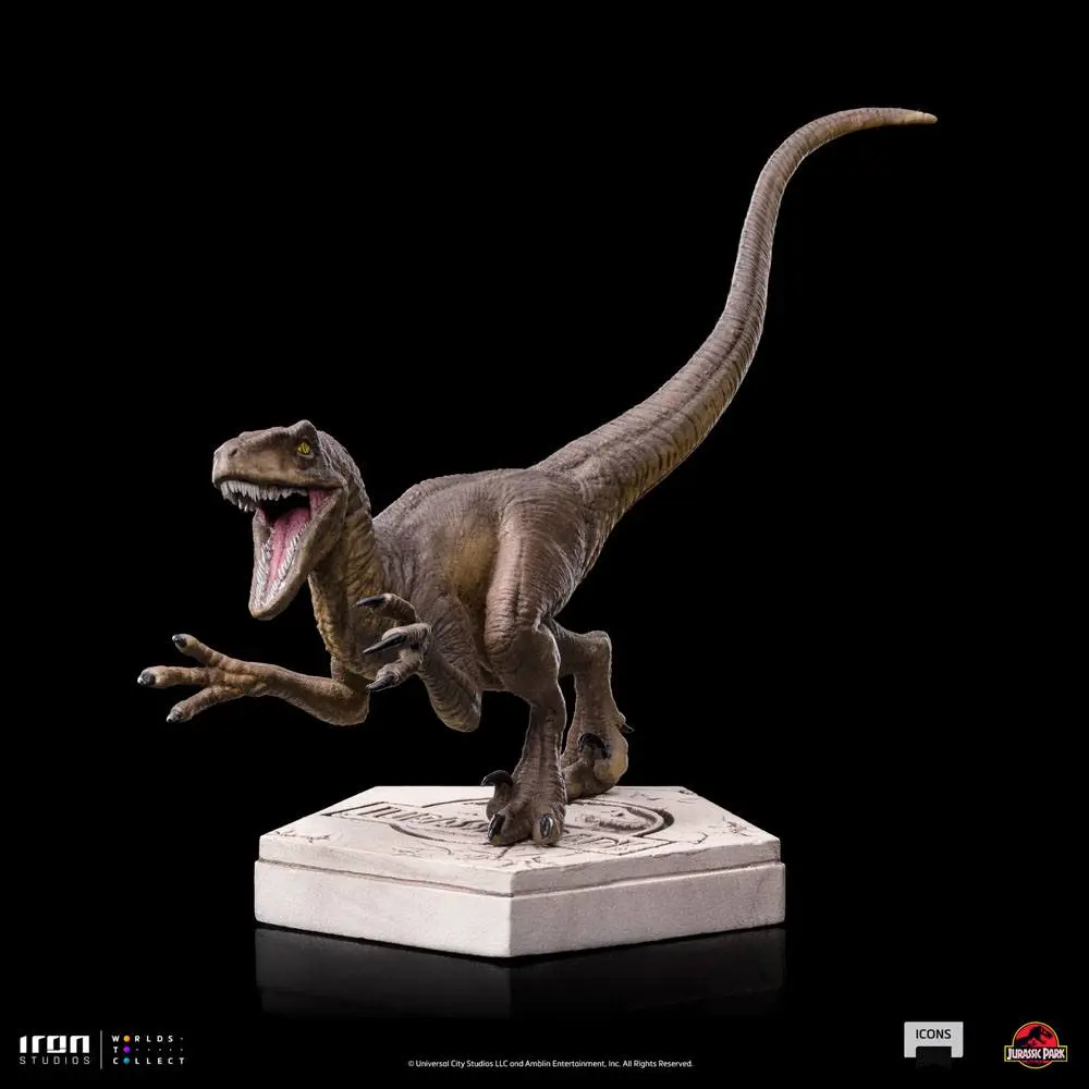 Jurassic World Icons Statuetka Velociraptor A 9 cm zdjęcie produktu