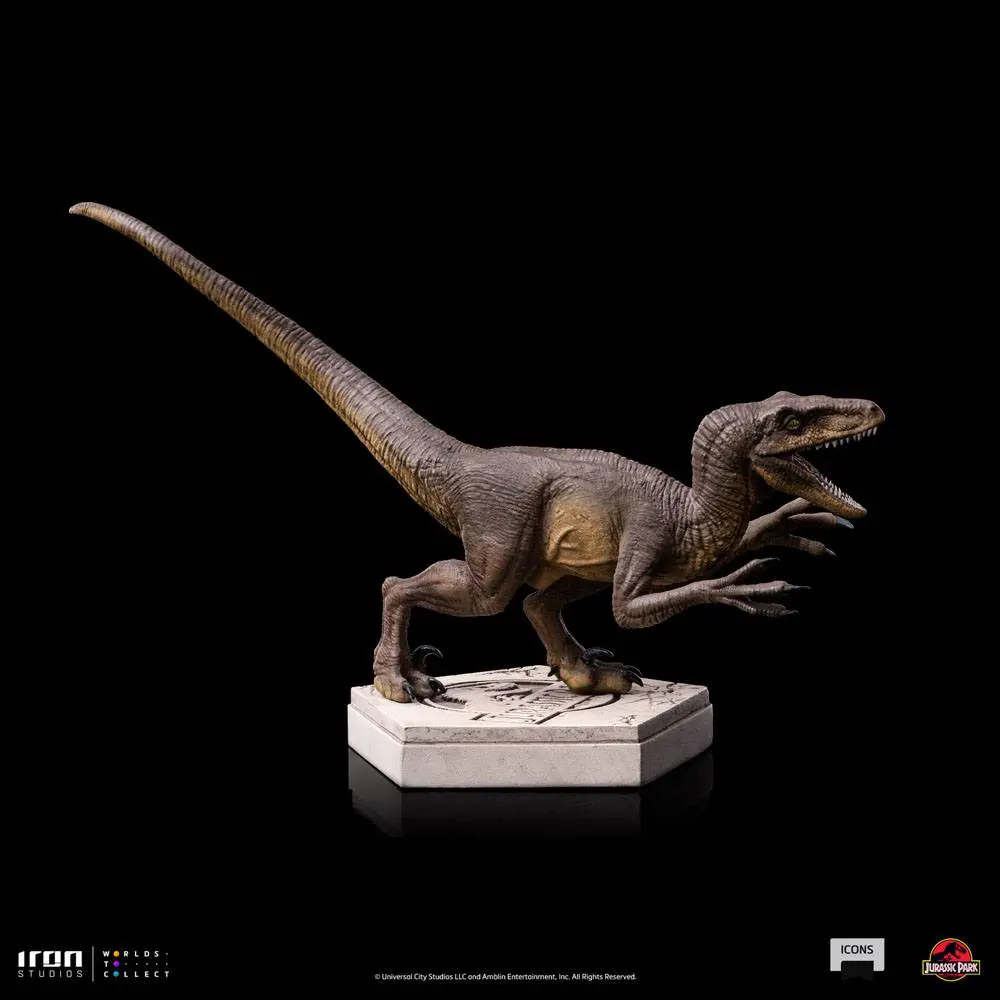 Jurassic World Icons Statuetka Velociraptor A 9 cm zdjęcie produktu