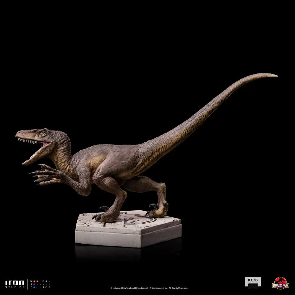 Jurassic World Icons Statuetka Velociraptor A 9 cm zdjęcie produktu