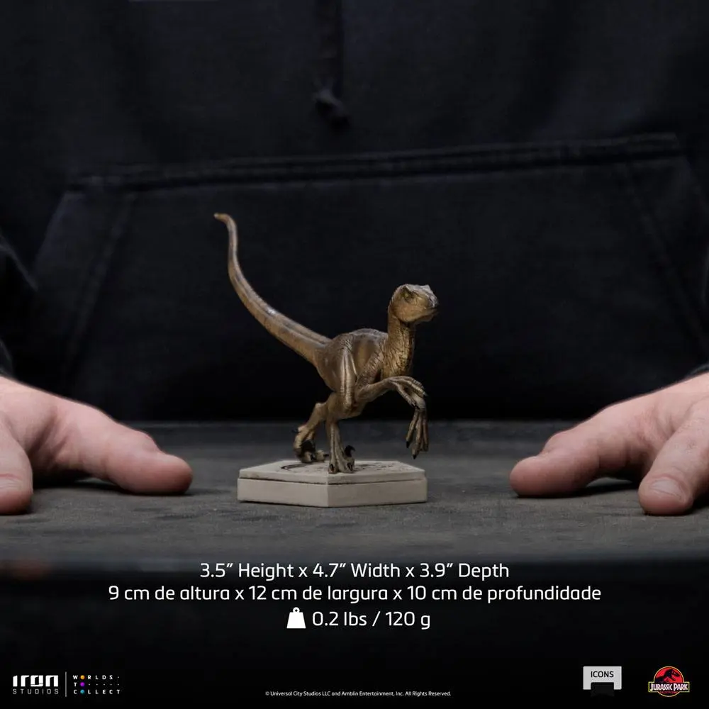 Jurassic World Icons Statue Velociraptor B 9 cm Figurka/Statua zdjęcie produktu