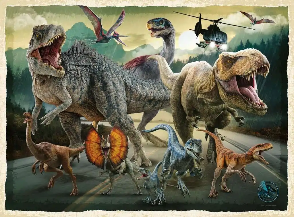 Jurassic World Puzzle dla Dzieci XXL Life Finds A Way (200 elementów) zdjęcie produktu