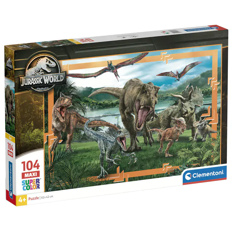 Jurassic World maxi puzzle 104 elementy zdjęcie produktu