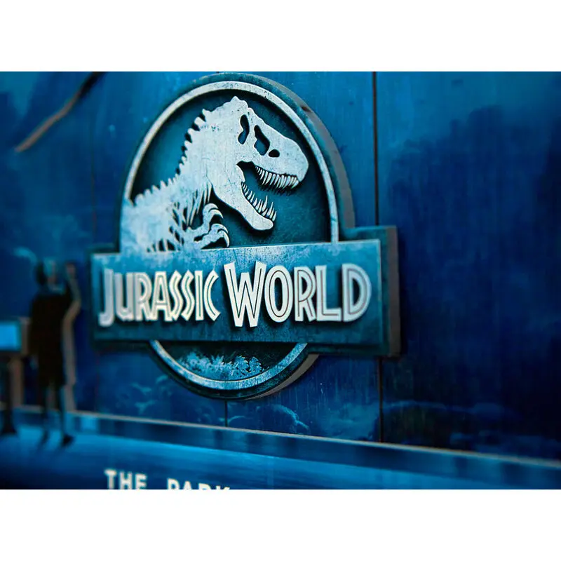 Jurassic World Mossasaurus Woodart drewniany szyld z nadrukiem 3D zdjęcie produktu