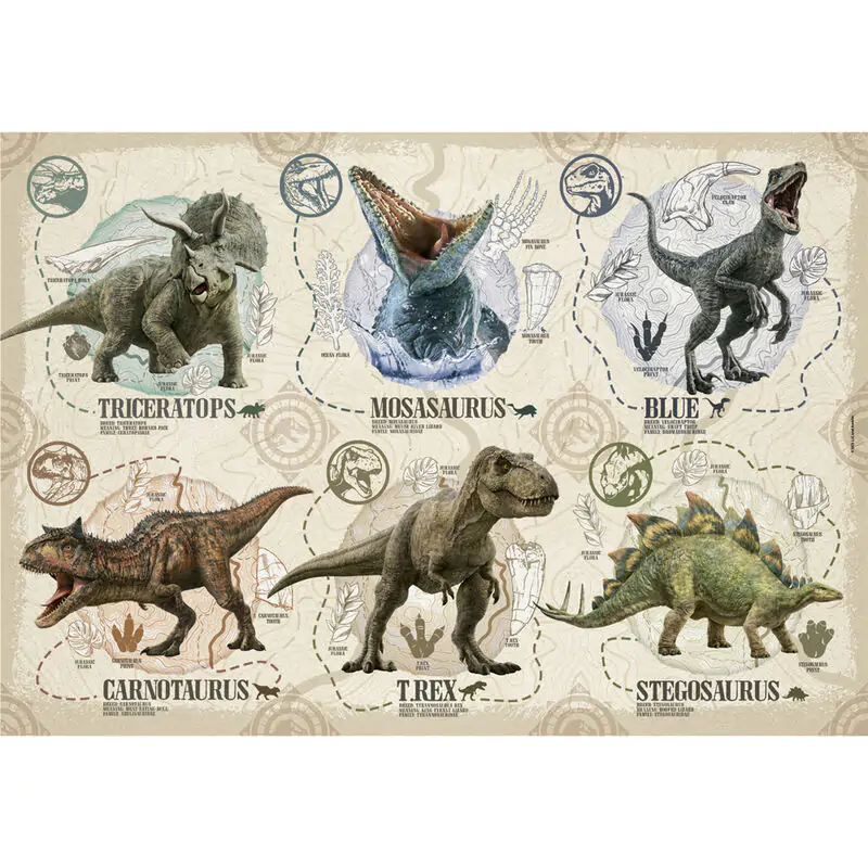 Jurassic World puzzle 104 elementy zdjęcie produktu