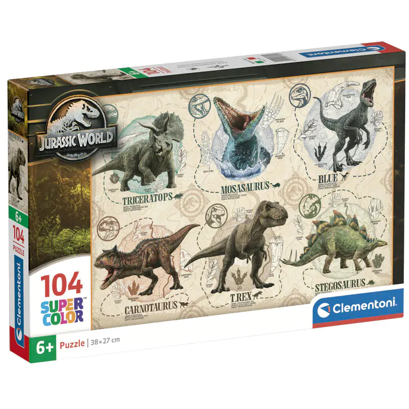 Jurassic World puzzle 104 elementy zdjęcie produktu