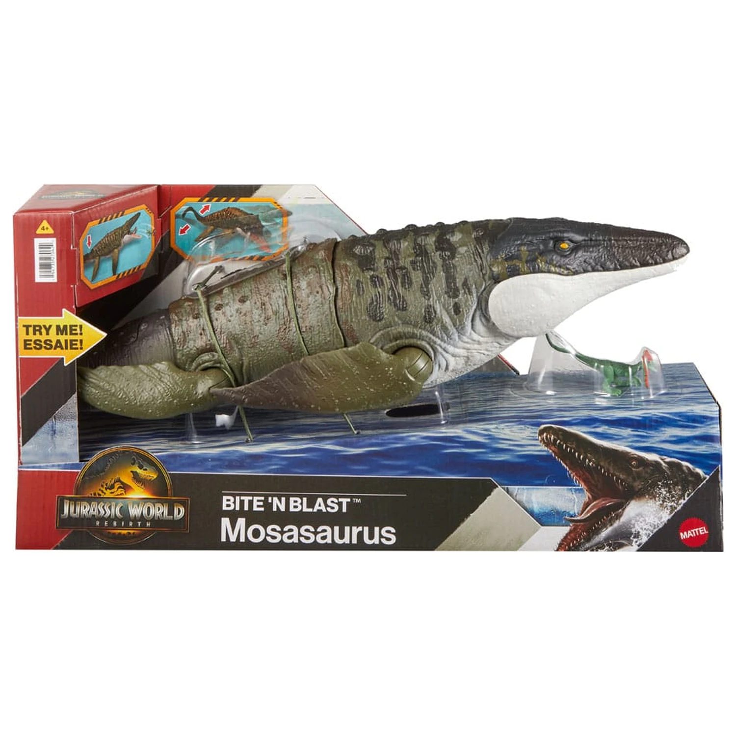 Jurassic World: Rebirth figurka akcji Bite 'n Blast Mosasaurus 65 cm zdjęcie produktu
