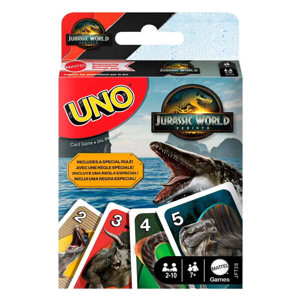 Jurassic World Rebirth Gra Karciana UNO zdjęcie produktu
