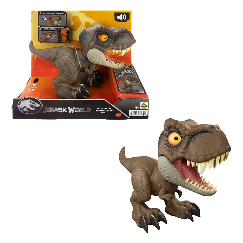 Jurassic World Figurka Akcji z Dźwiękiem Roar Command Tyrannosaurus Rex 16 cm zdjęcie produktu