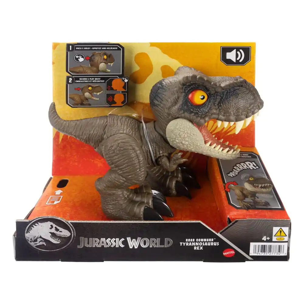 Jurassic World Figurka Akcji z Dźwiękiem Roar Command Tyrannosaurus Rex 16 cm zdjęcie produktu