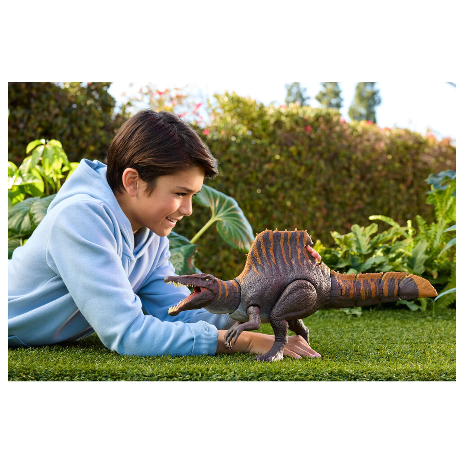 Jurassic World Rebirth Figurka akcji Tail Thrasher Spinosaurus 55 cm zdjęcie produktu