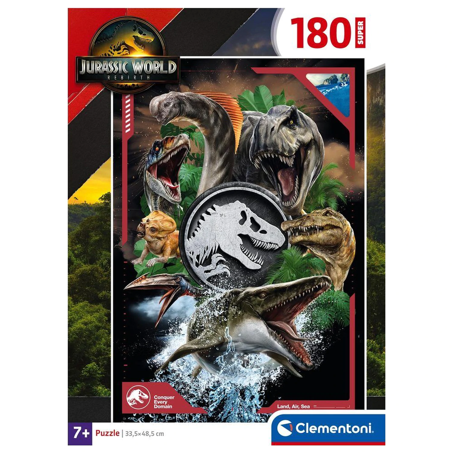Jurassic World super puzzle 180 sztuk zdjęcie produktu