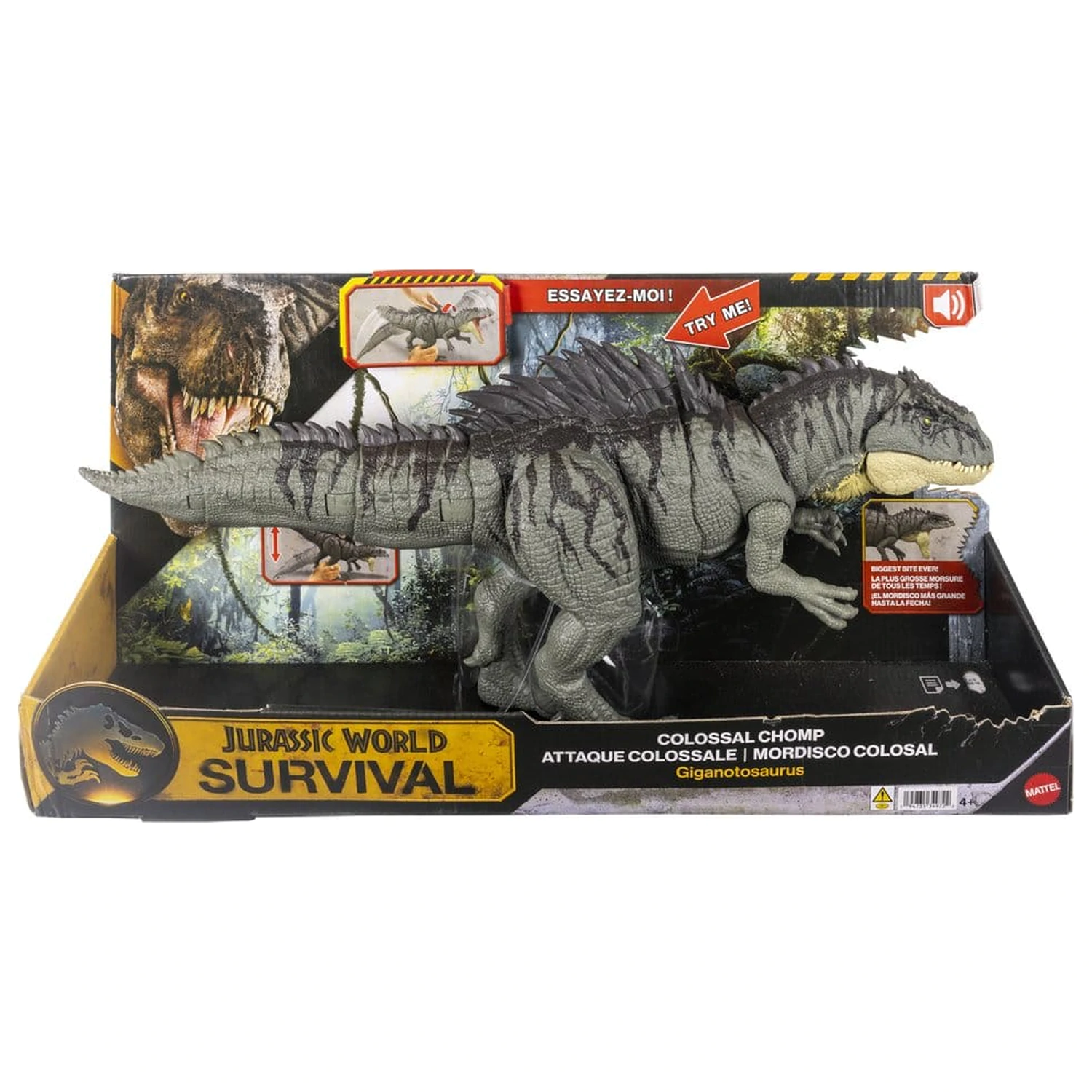 Jurassic World: Survival figurka akcji Colossal Chomp Giganotosaurus 71 cm zdjęcie produktu