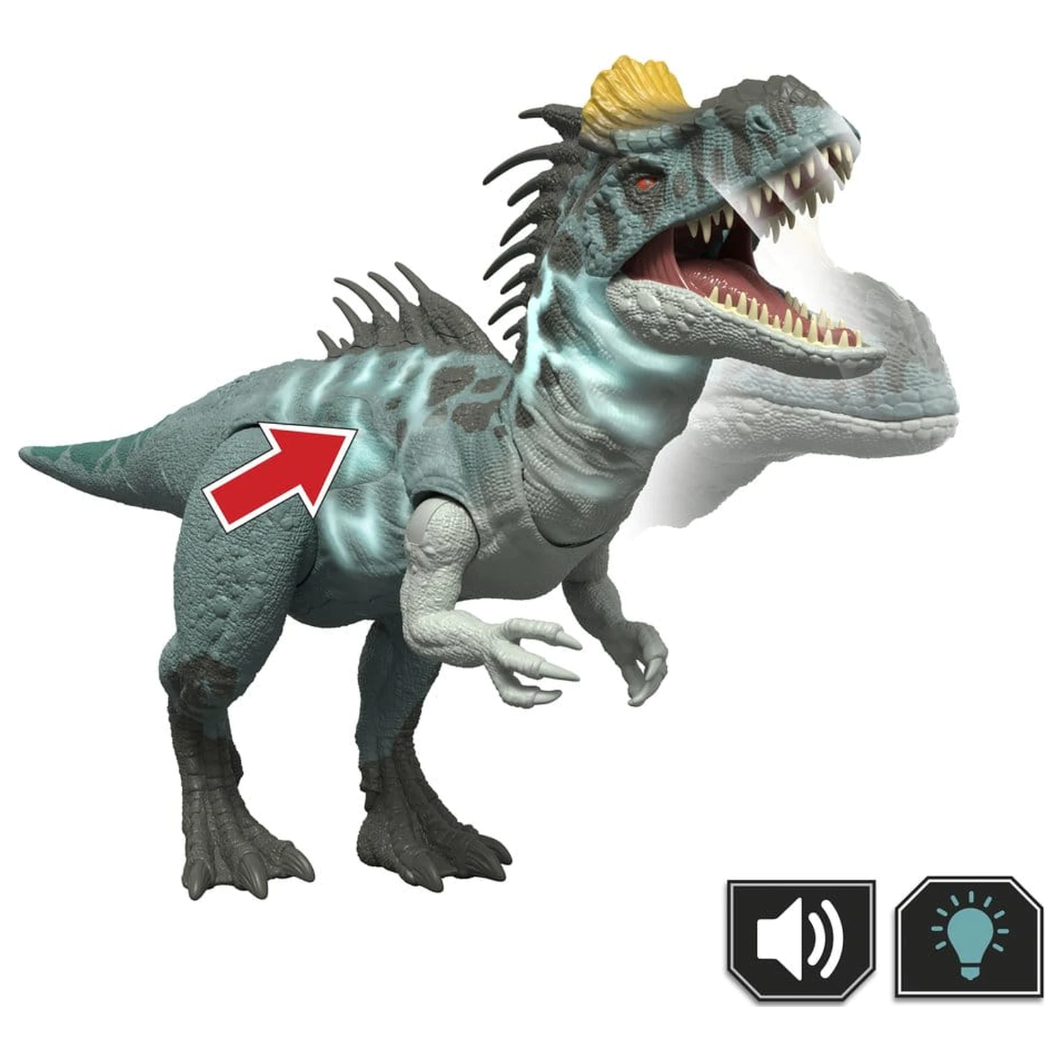 Jurassic World: Survival Action Figure Wild Roar Cryolophosaurus 37 cm zdjęcie produktu