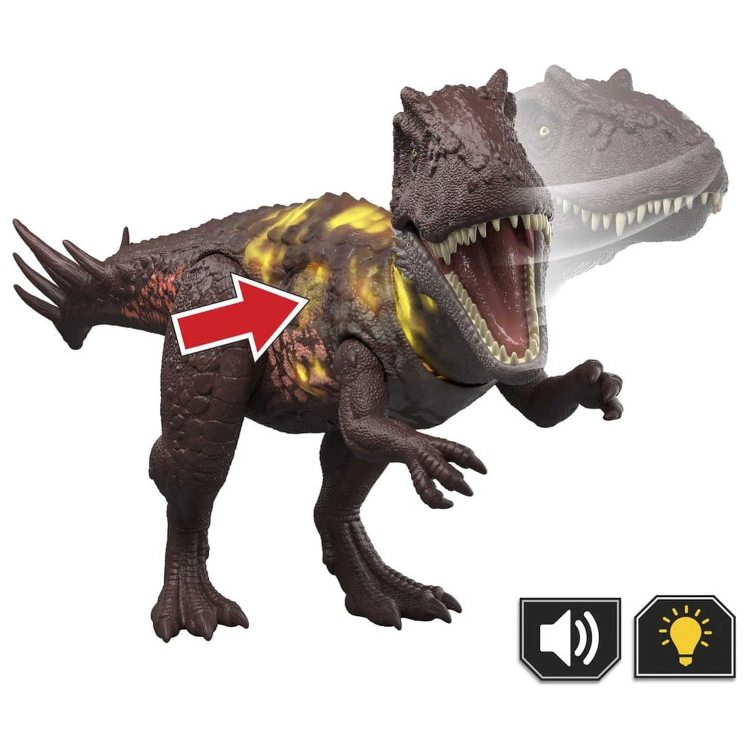 Jurassic World: Survival Action Figure Wild Roar Metriacanthosaurus 31 cm zdjęcie produktu