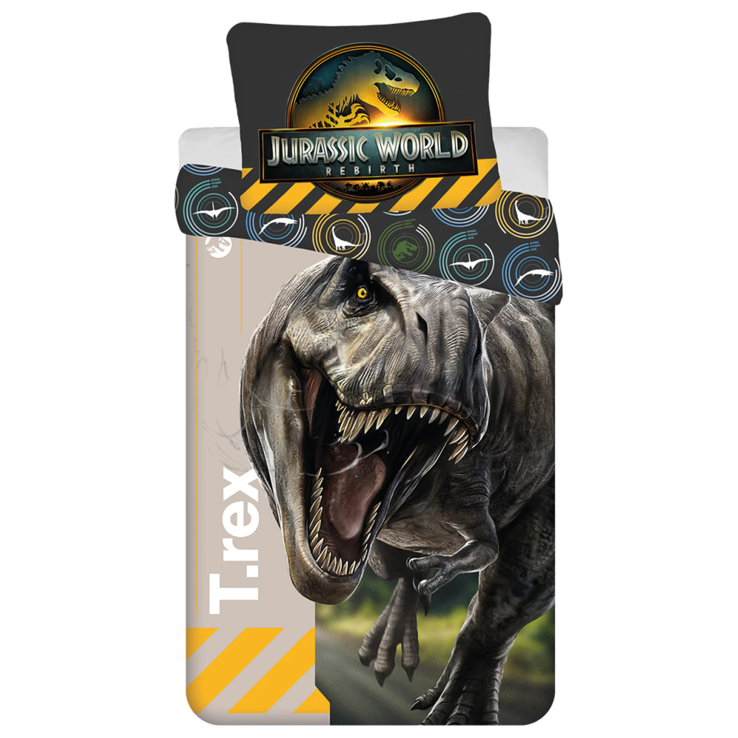 Jurassic World T-Rex poszewka na kołdrę zdjęcie produktu