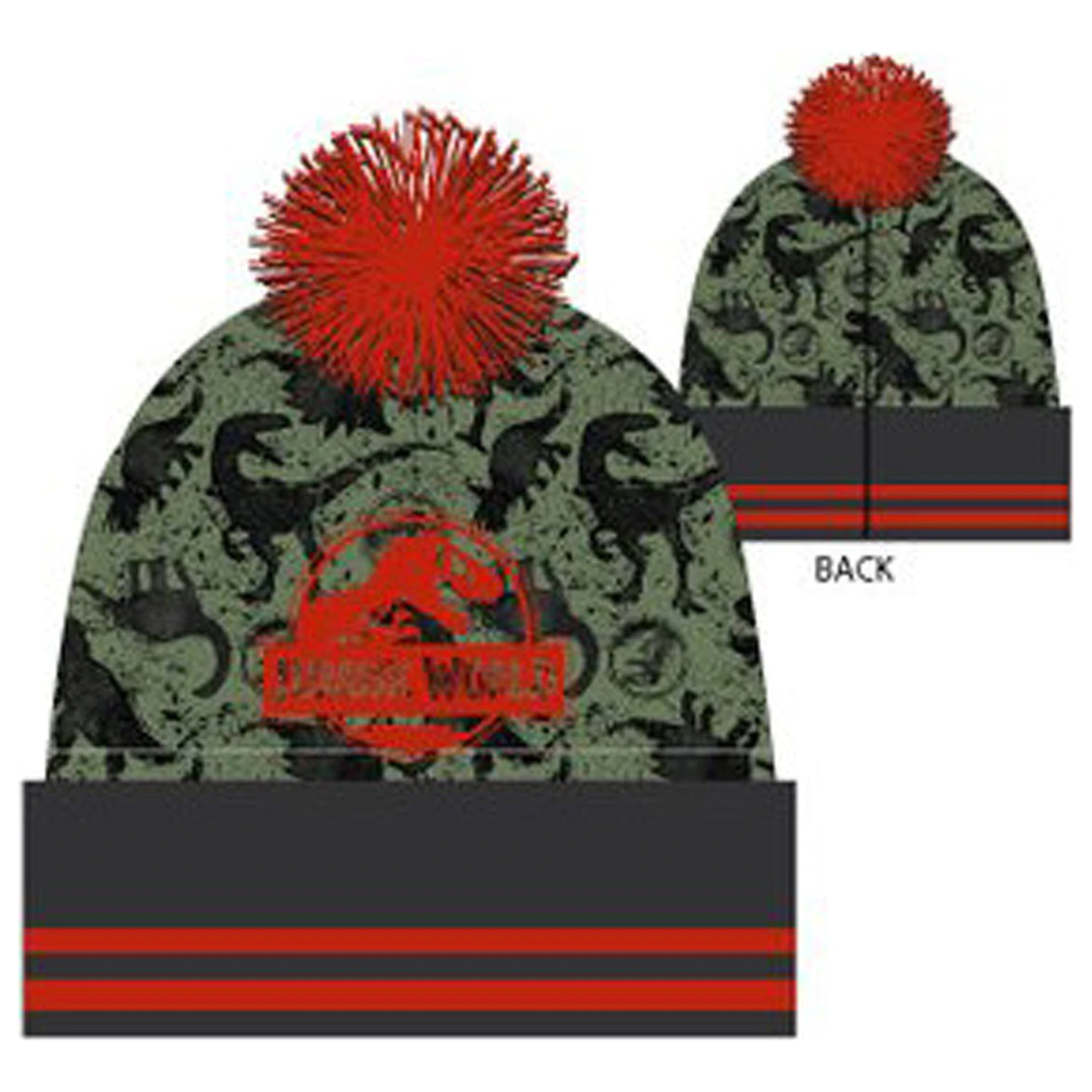 Jurassic World Territory Green Czapka dla Dzieci 52 cm zdjęcie produktu