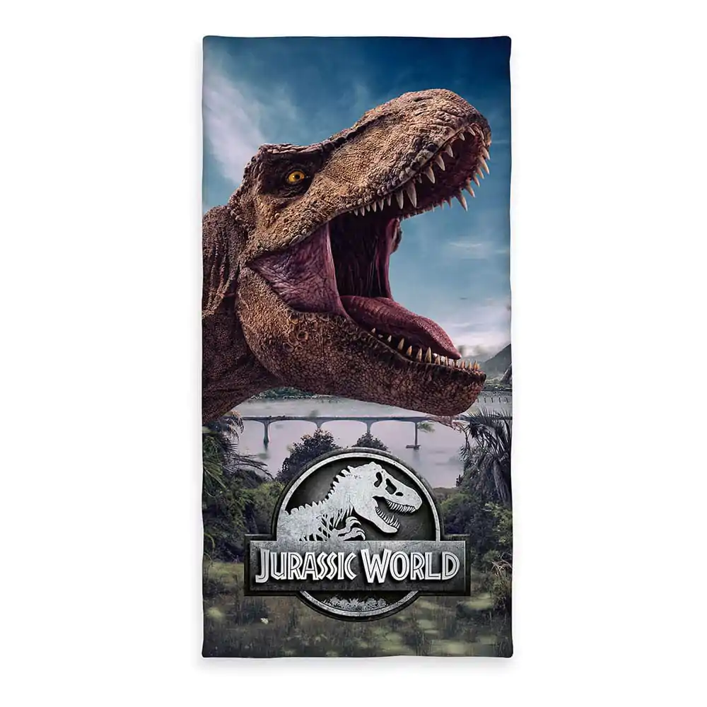 Ręcznik welurowy Jurassic World 75 x 150 cm zdjęcie produktu