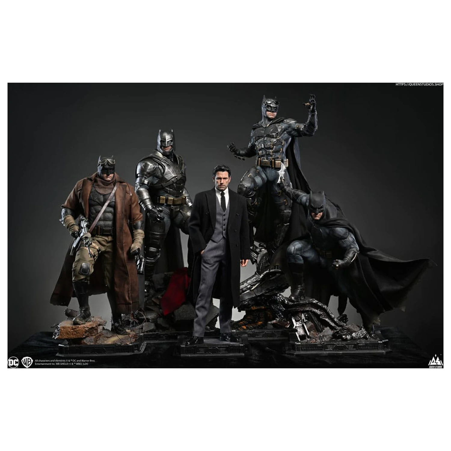 Statua Justice League 1/4 Bruce Wayne (Ben Affleck) 51 cm zdjęcie produktu