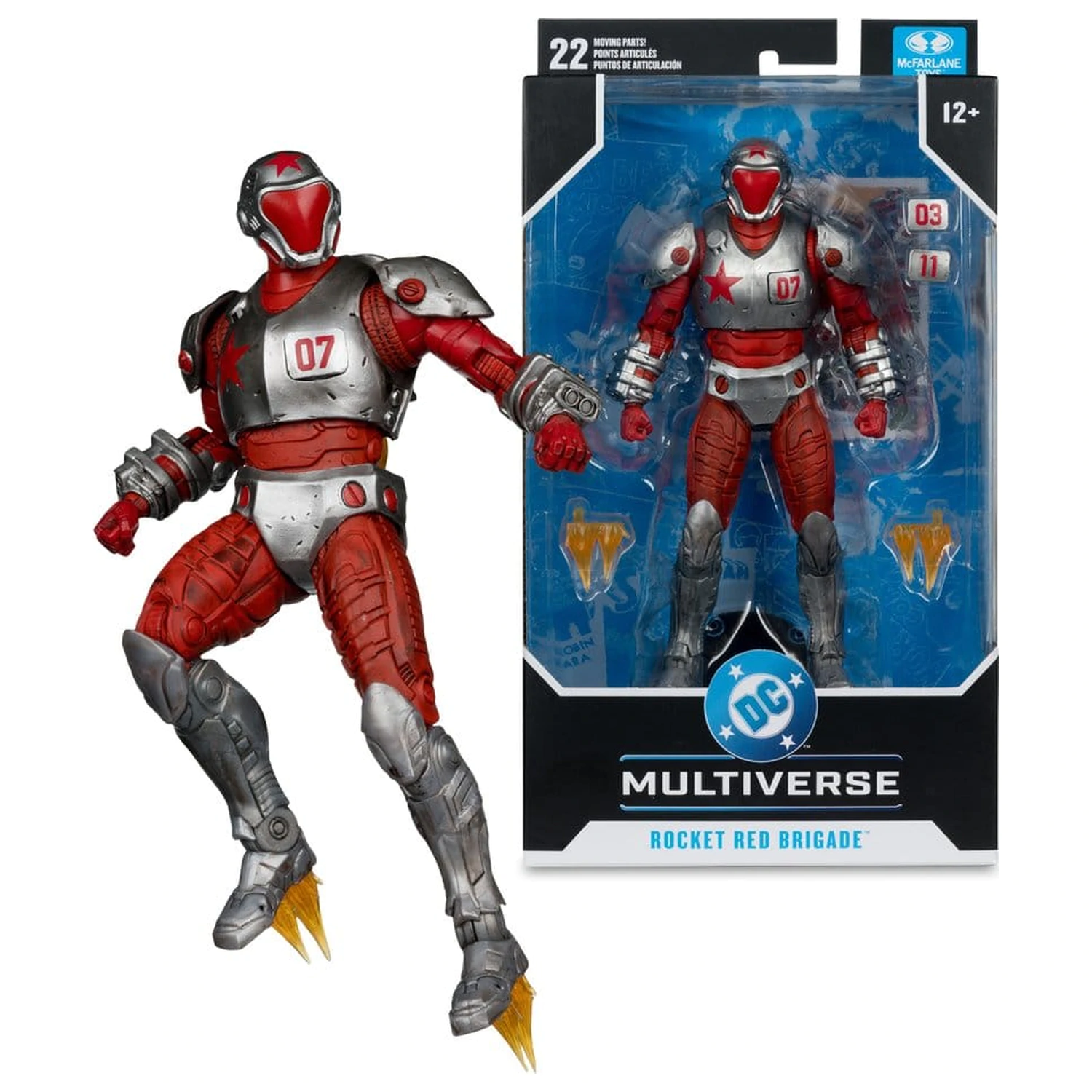 Justice League: Generation Lost DC Multiverse Figurka Rocket Red Brigade 18 cm zdjęcie produktu