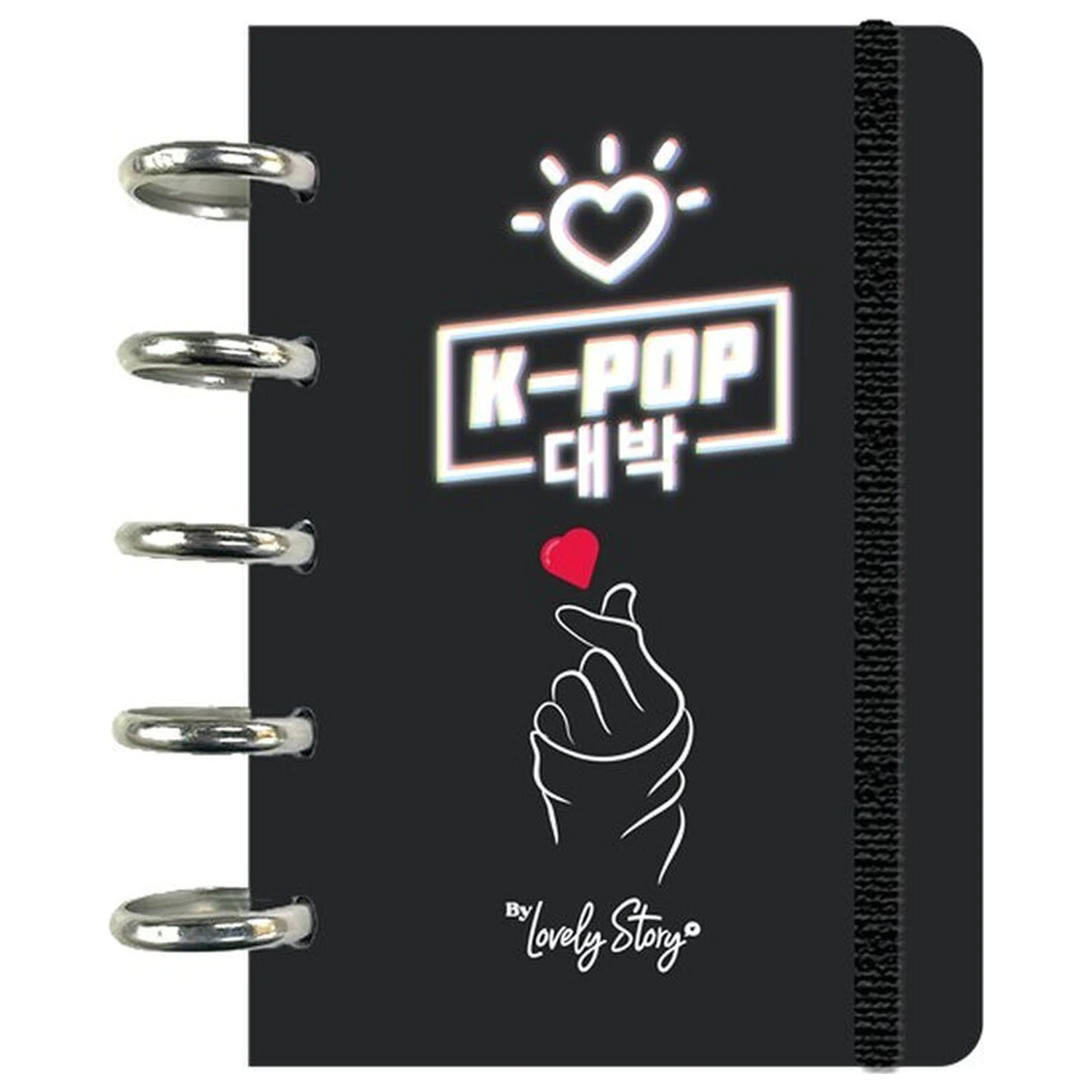 K-Pop Black A6 notebook zdjęcie produktu