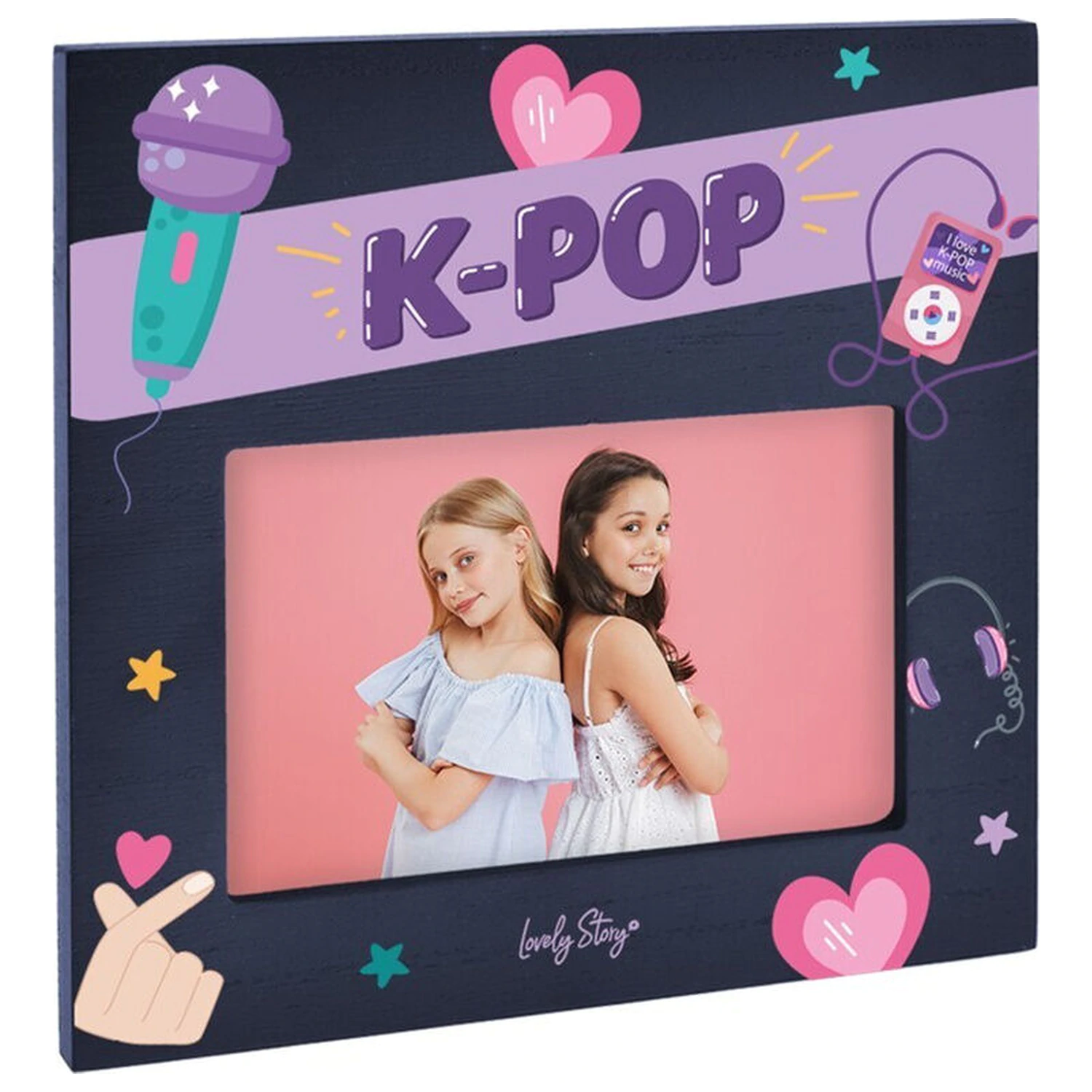 Ramki na zdjęcia K-Pop Dark Blue zdjęcie produktu