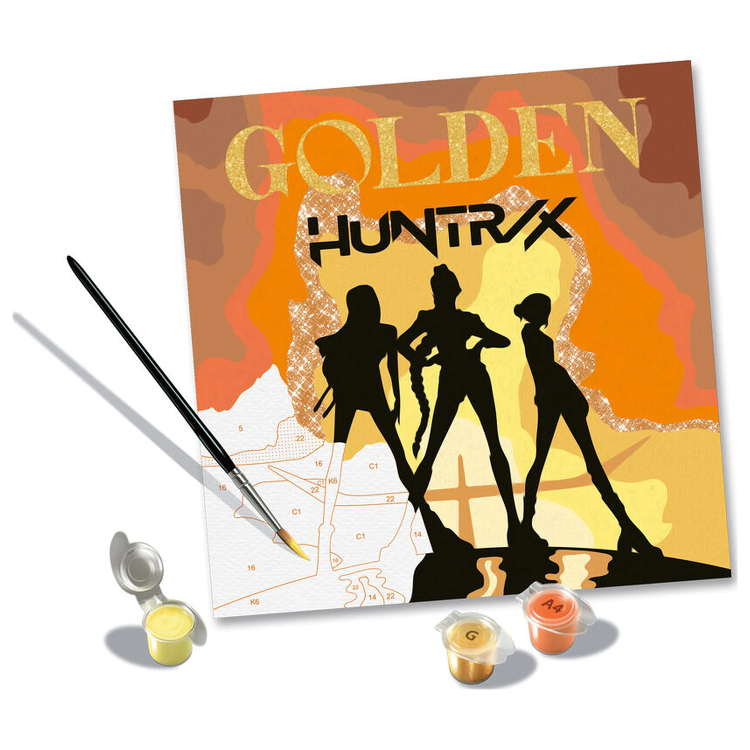 K-Pop Demon Hunters Golden CreArt zestaw do malowania zdjęcie produktu