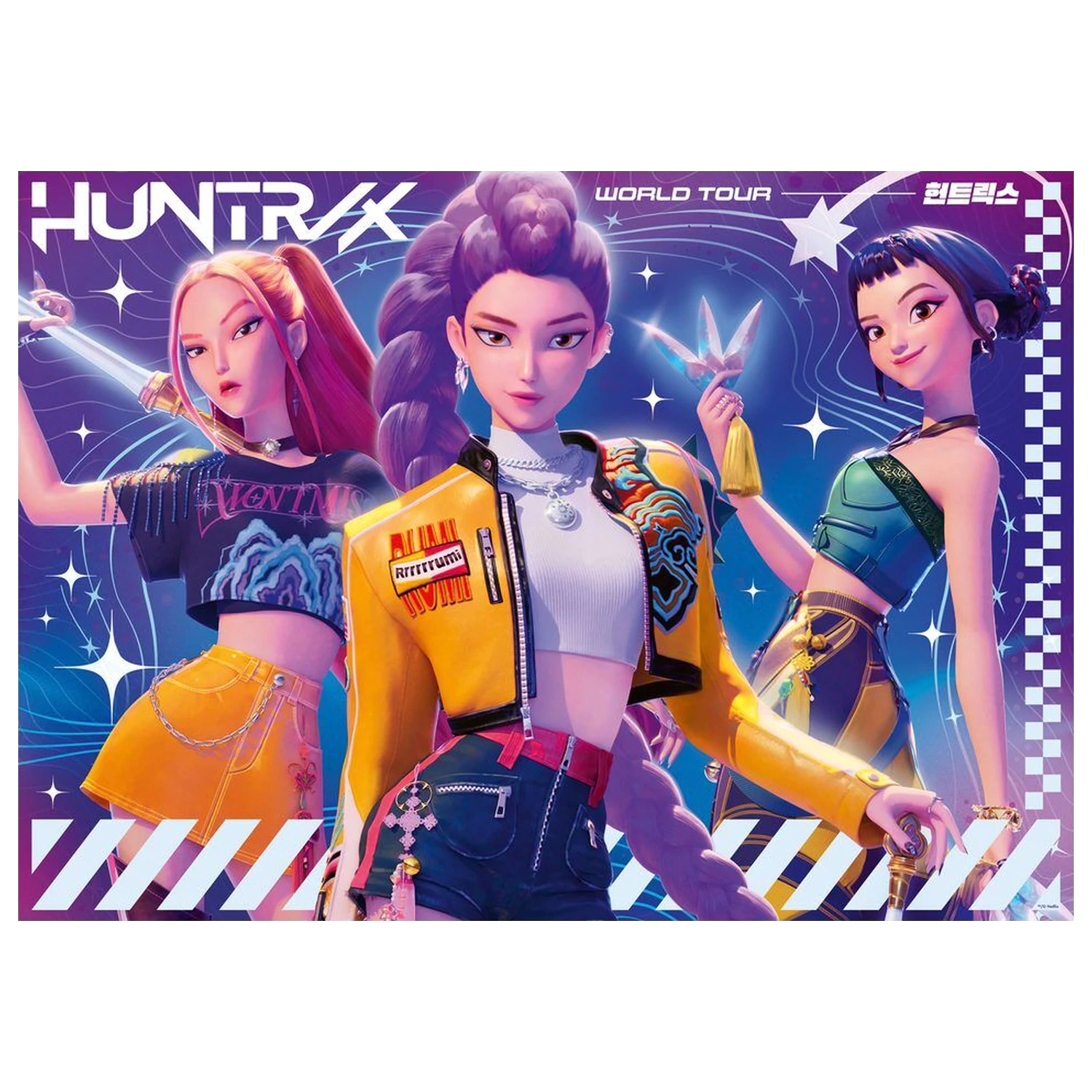 K-Pop Demon Hunters puzzle 125 elementów zdjęcie produktu