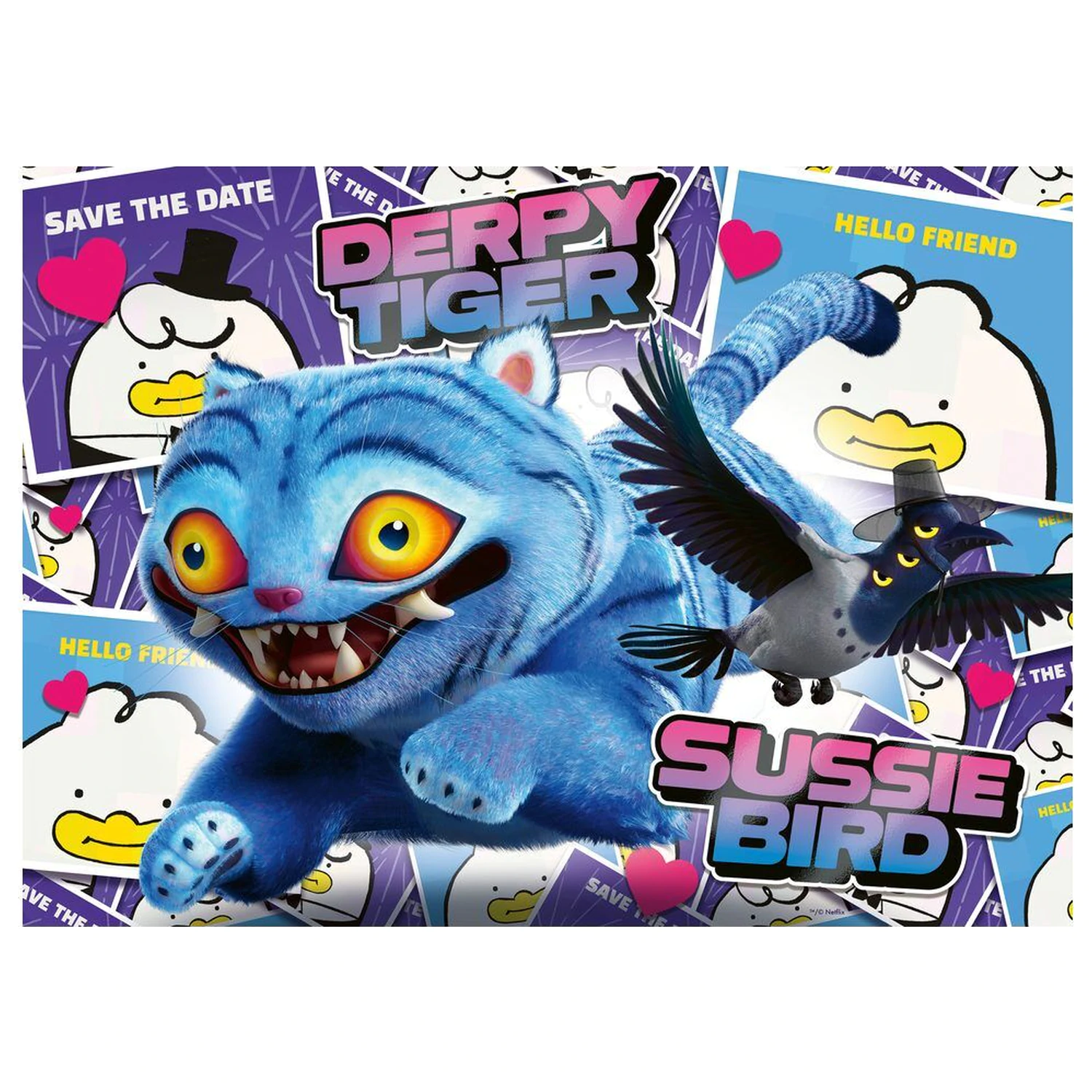 K-Pop Demon Hunters puzzle 4x100 elementów zdjęcie produktu