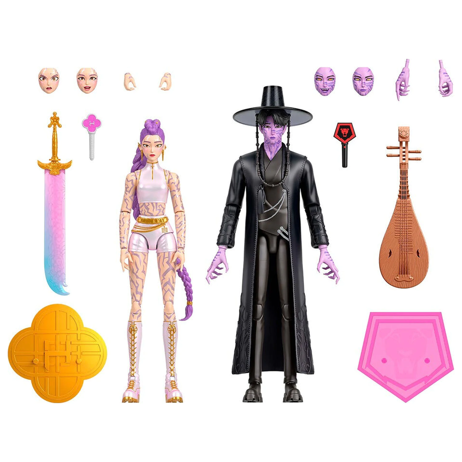 K-Pop Demon Hunters Rumi & Jinu 2-częściowy zestaw figurek 15cm zdjęcie produktu