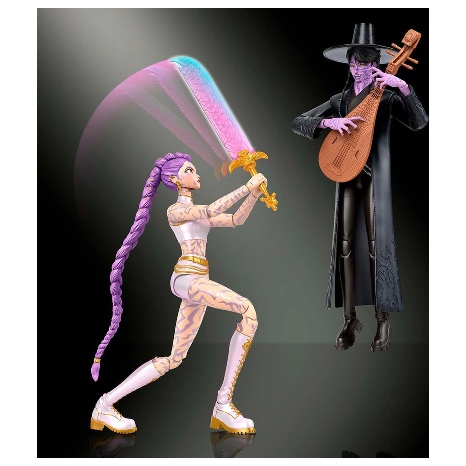 K-Pop Demon Hunters Rumi & Jinu 2-częściowy zestaw figurek 15cm zdjęcie produktu
