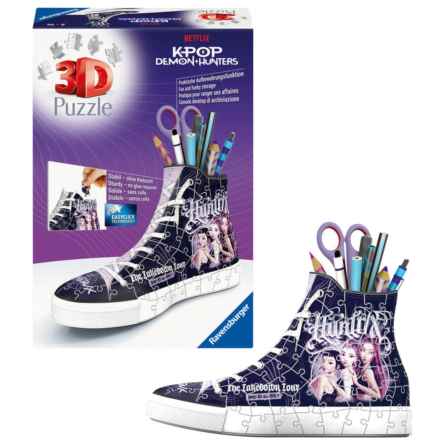 K-Pop Demon Hunters puzzle 3D sneakersy 72 elementów zdjęcie produktu
