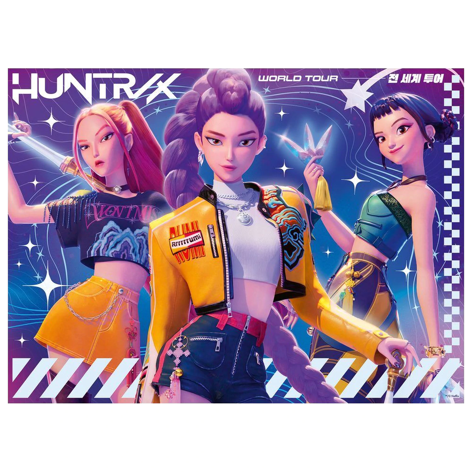 K-Pop Demon Hunters World Tour XXL puzzle 150 szt. zdjęcie produktu