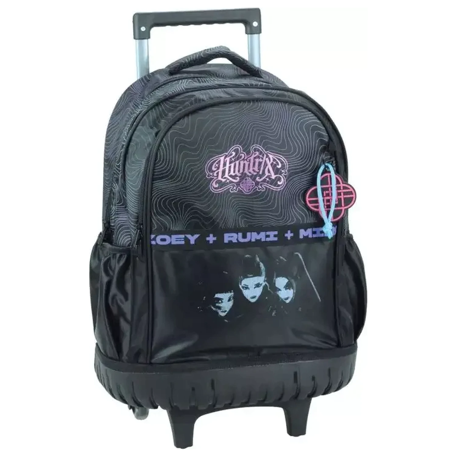 K-pop Demon Hunters czarna, premium torba szkolna na kółkach, 46 cm zdjęcie produktu