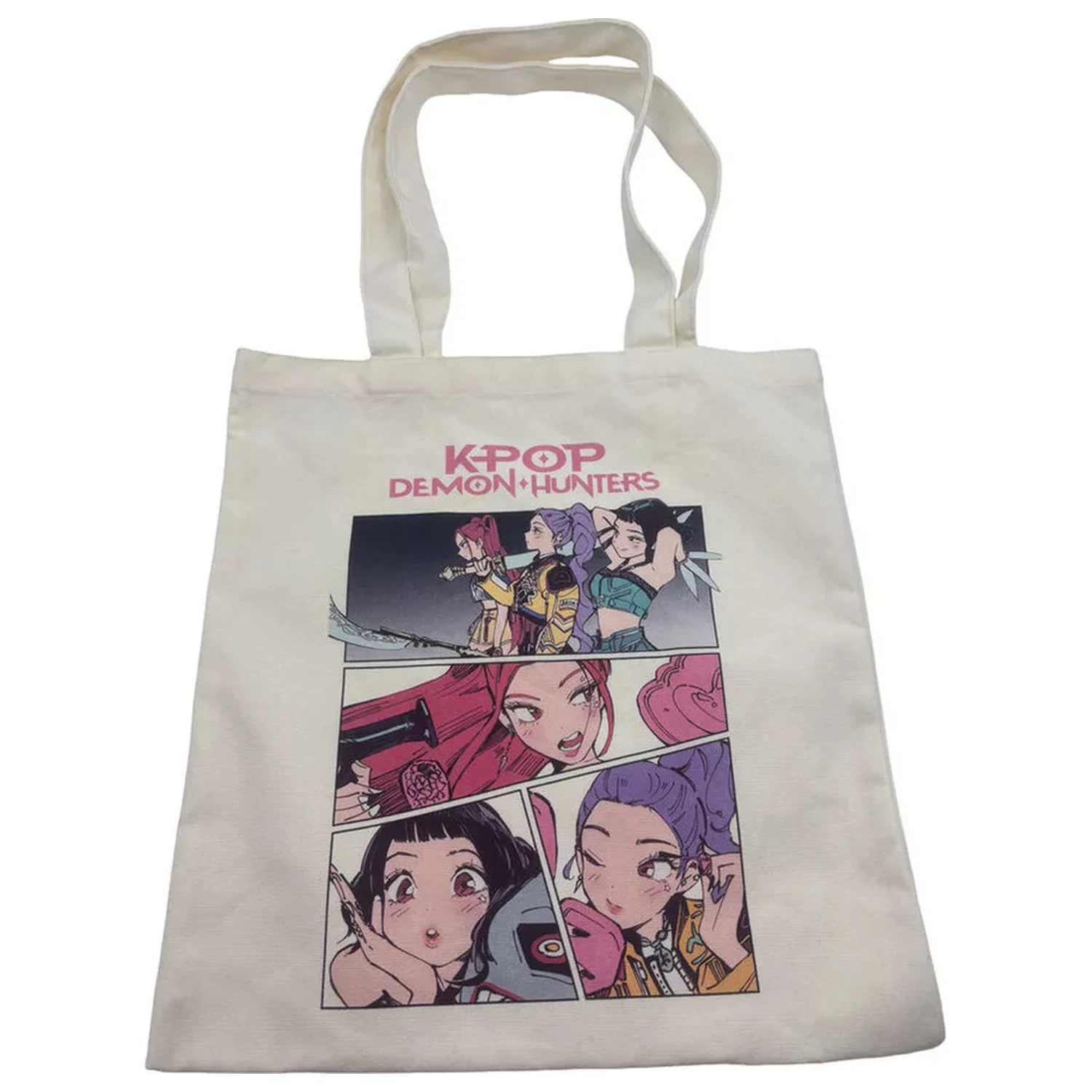 Torba na zakupy K-pop Demon Hunters Comics, 41 cm zdjęcie produktu