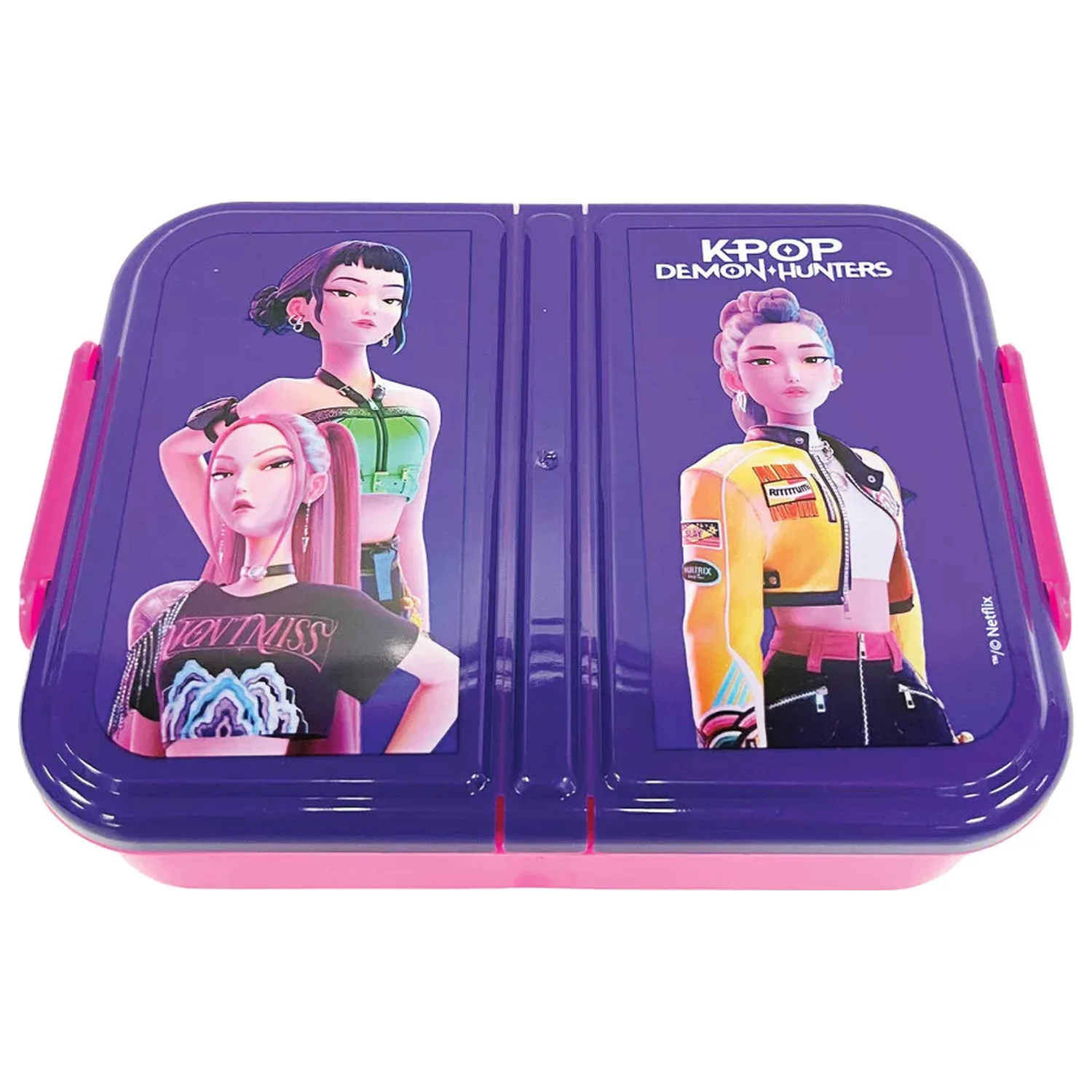 K-pop Demon Hunters Girls Wielokomorowy Lunch Box, Pojemnik na Kanapki zdjęcie produktu