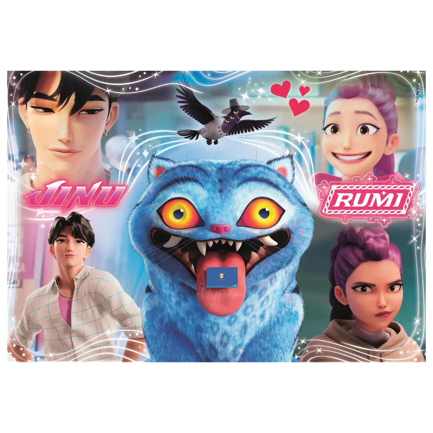 K-pop Demon Hunters Heart Hunter 104-elementowy Super puzzle zdjęcie produktu