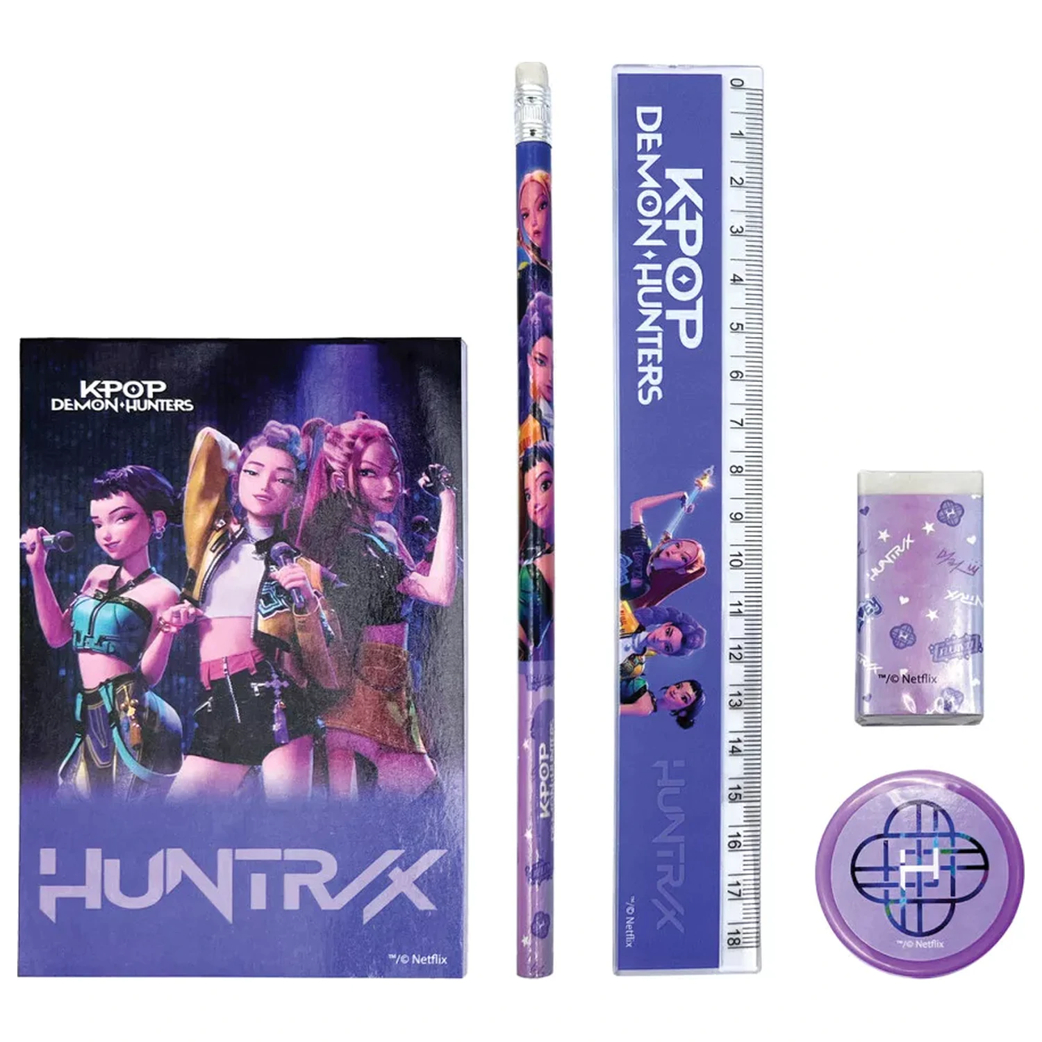 K-pop Demon Slayer Hunter X Zestaw artykułów papierniczych 5 części zdjęcie produktu