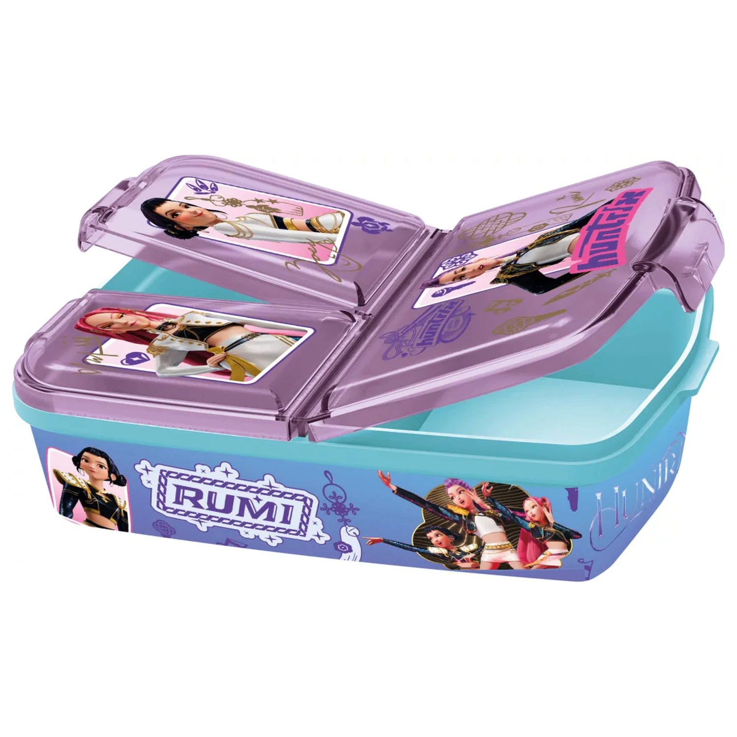 K-pop Demon Hunters Hunter X Multi-Compartment Pudełko na lunch, Pudełko na kanapki zdjęcie produktu