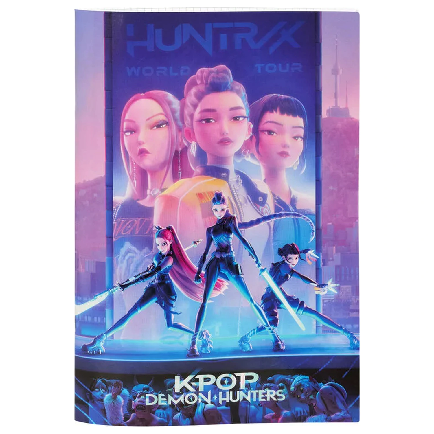 K-pop Demon Slayer Hunterx Zeszyt w kratkę A4 zdjęcie produktu