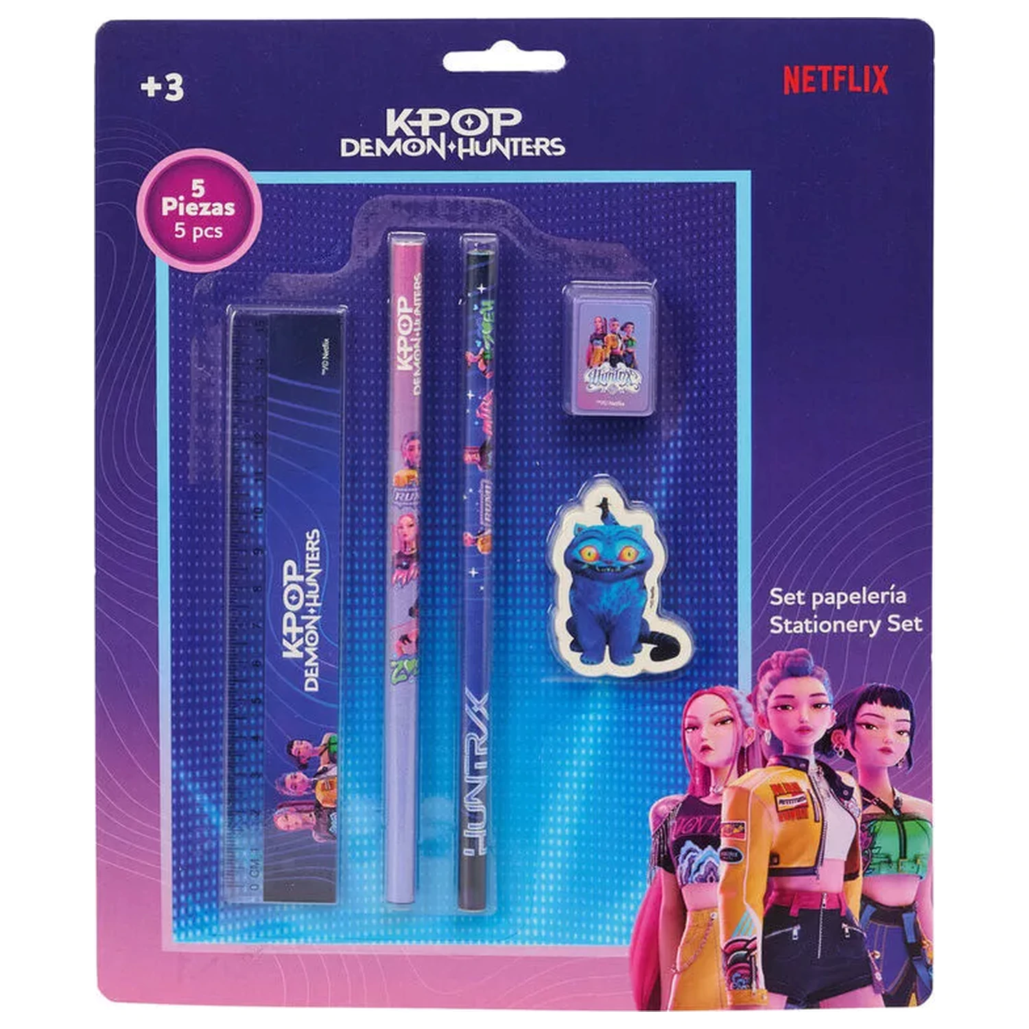 Zestaw artykułów papierniczych K-pop Demon Slayers Hunter x 5 Sztuk zdjęcie produktu