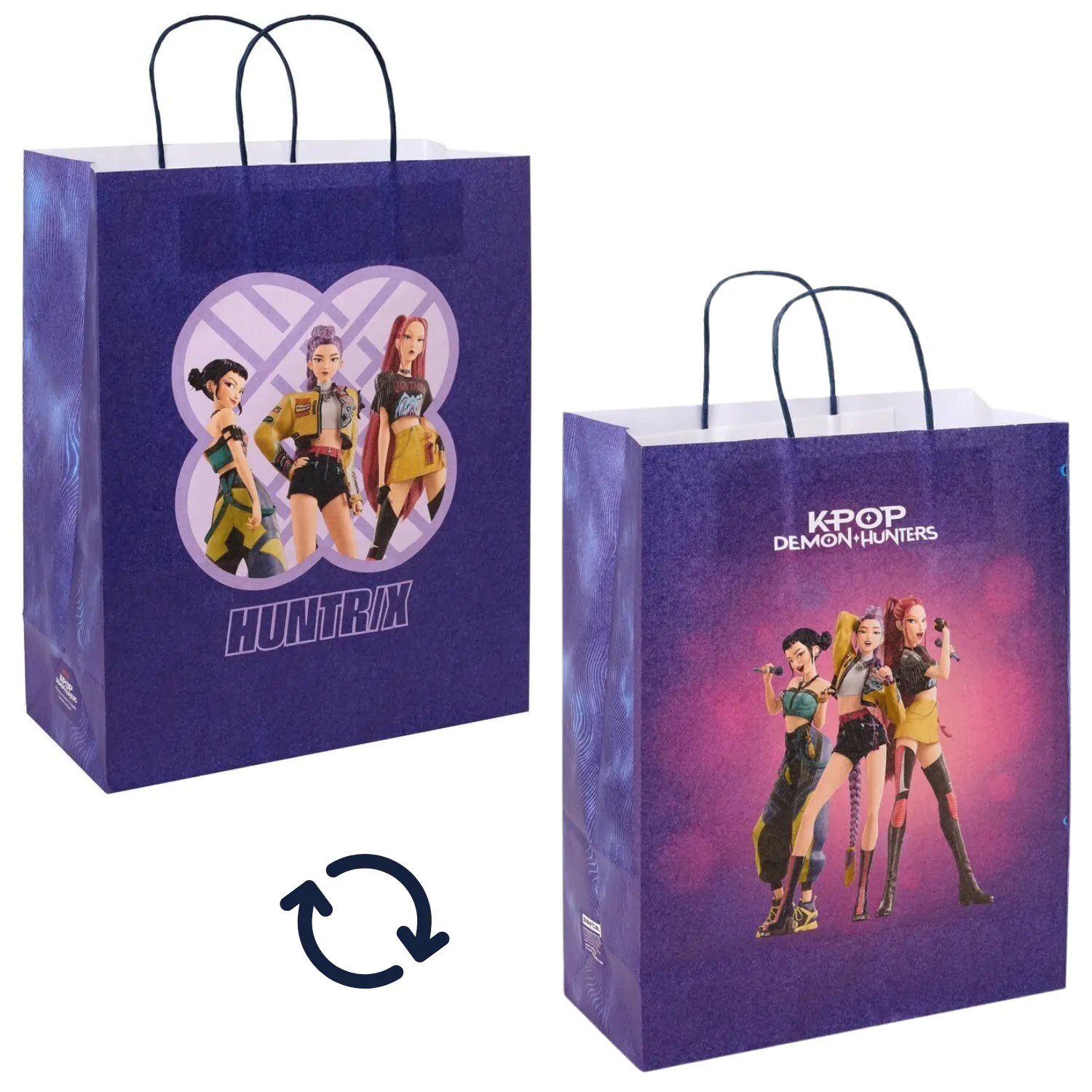 K-pop Demon Slayer Huntrix papierowa torba prezentowa 32 cm zdjęcie produktu