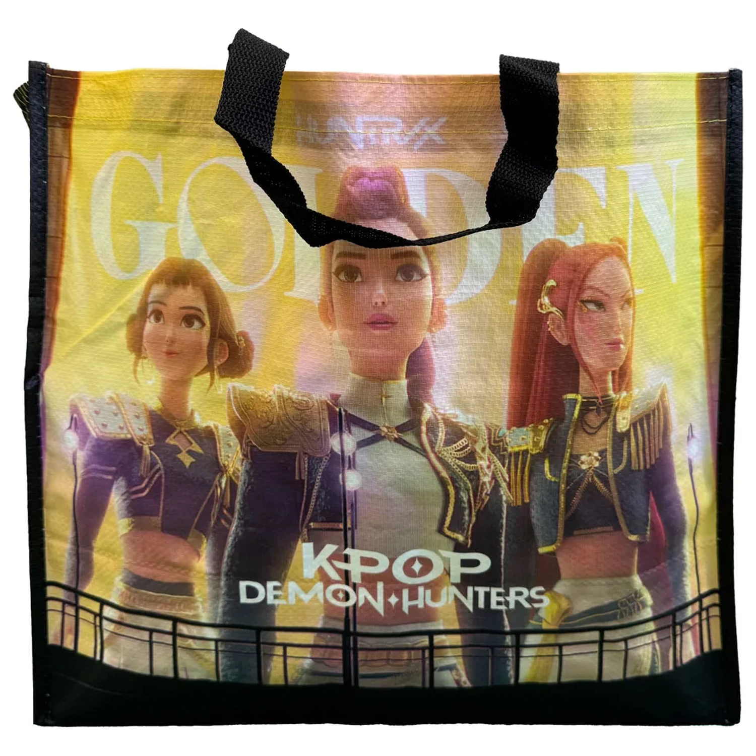K-pop Demon Hunters Negra torba na zakupy 45 cm zdjęcie produktu
