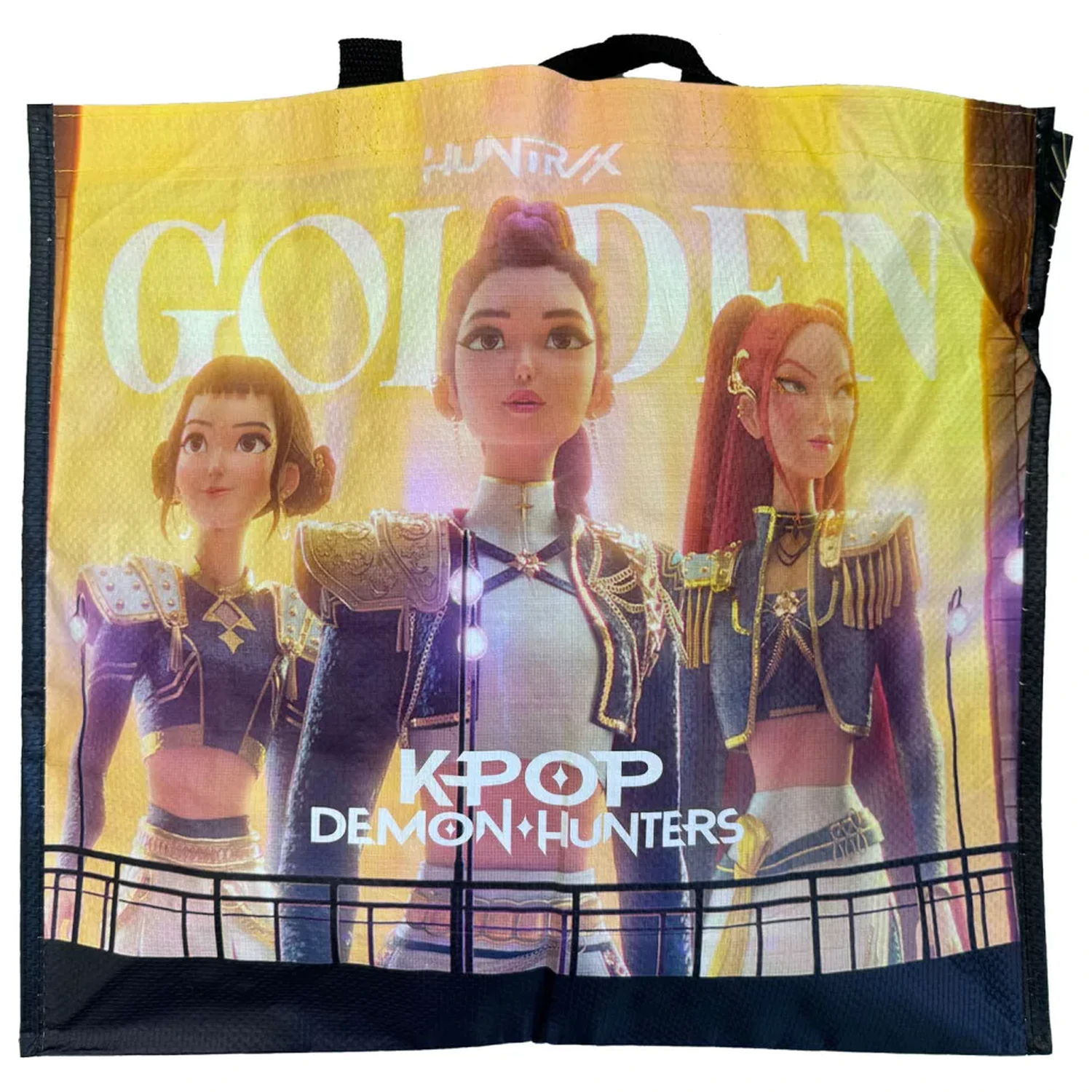 K-pop Demon Hunters Negra torba na zakupy 45 cm zdjęcie produktu